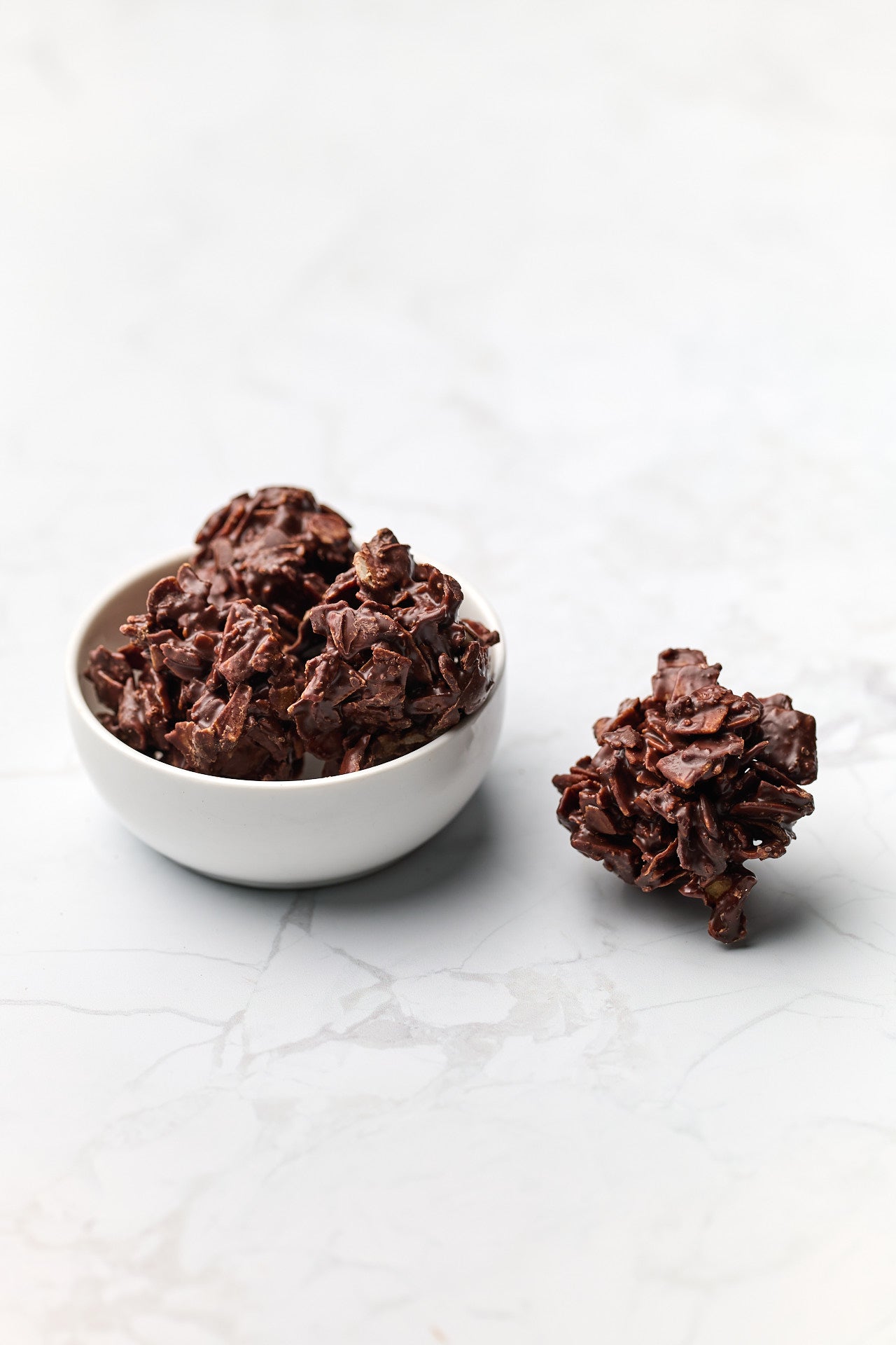 Coconut Clusters | French Dark Chocolate | 62% Cacao | 100g